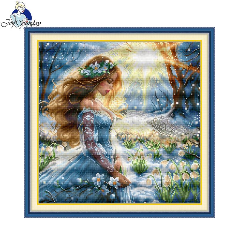 Embroidery Meaning - Joy Sunday Zestaw do haftu krzyżykowego