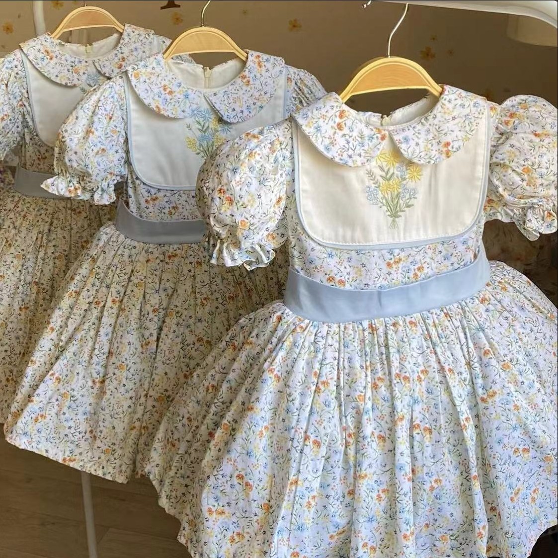 Sukienka dla dziewczynki 0-12  – Embroidery Yellow Dress recenzja i cena