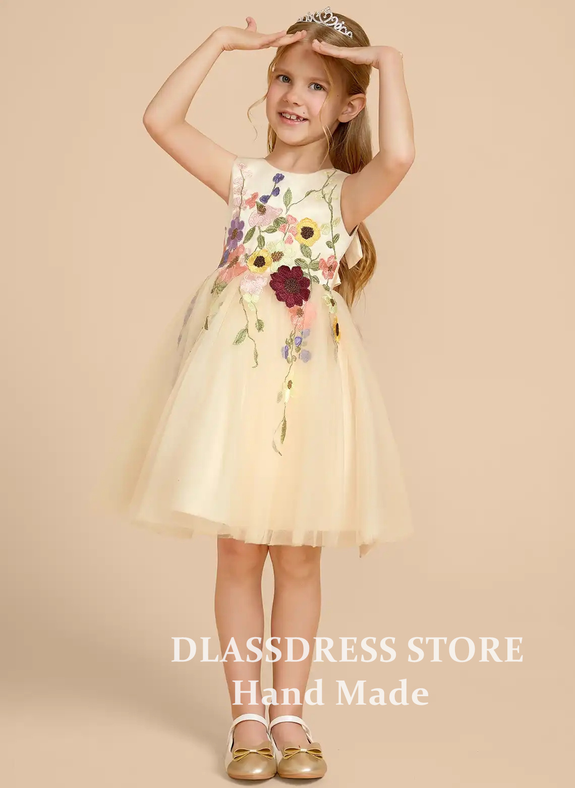 Sukienki dla dziewczynek z żół – Embroidery Yellow Dress recenzja i cena