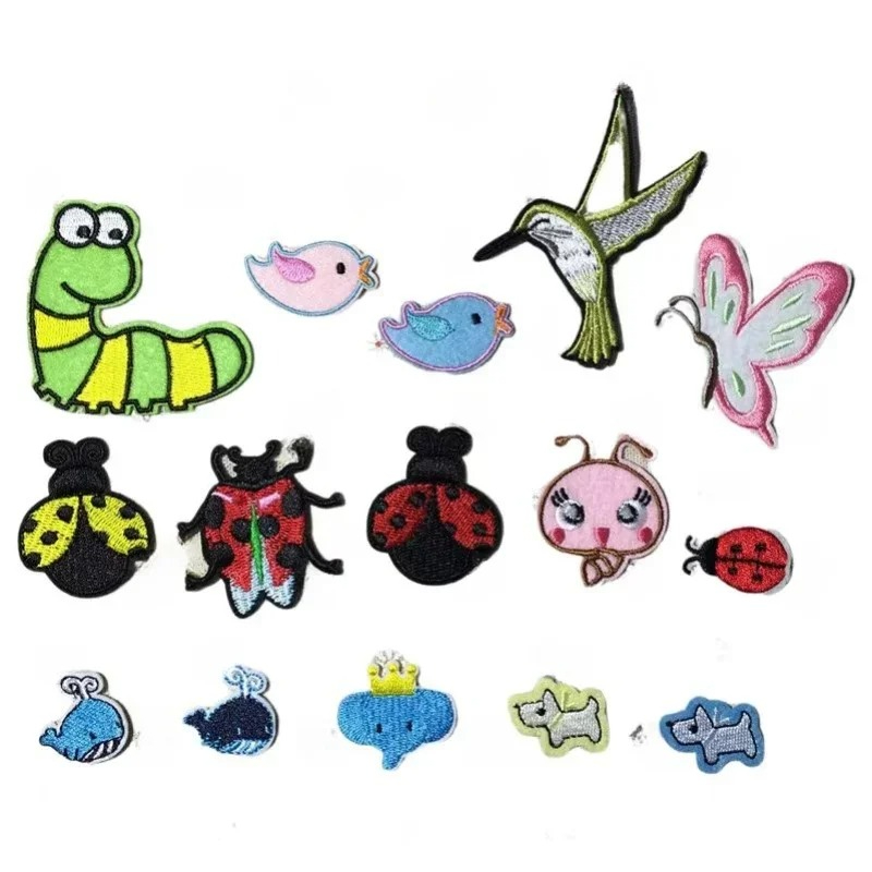 100pcs/Lot Luxury Anime Embroi – Embroidery Lady Bug recenzja i cena